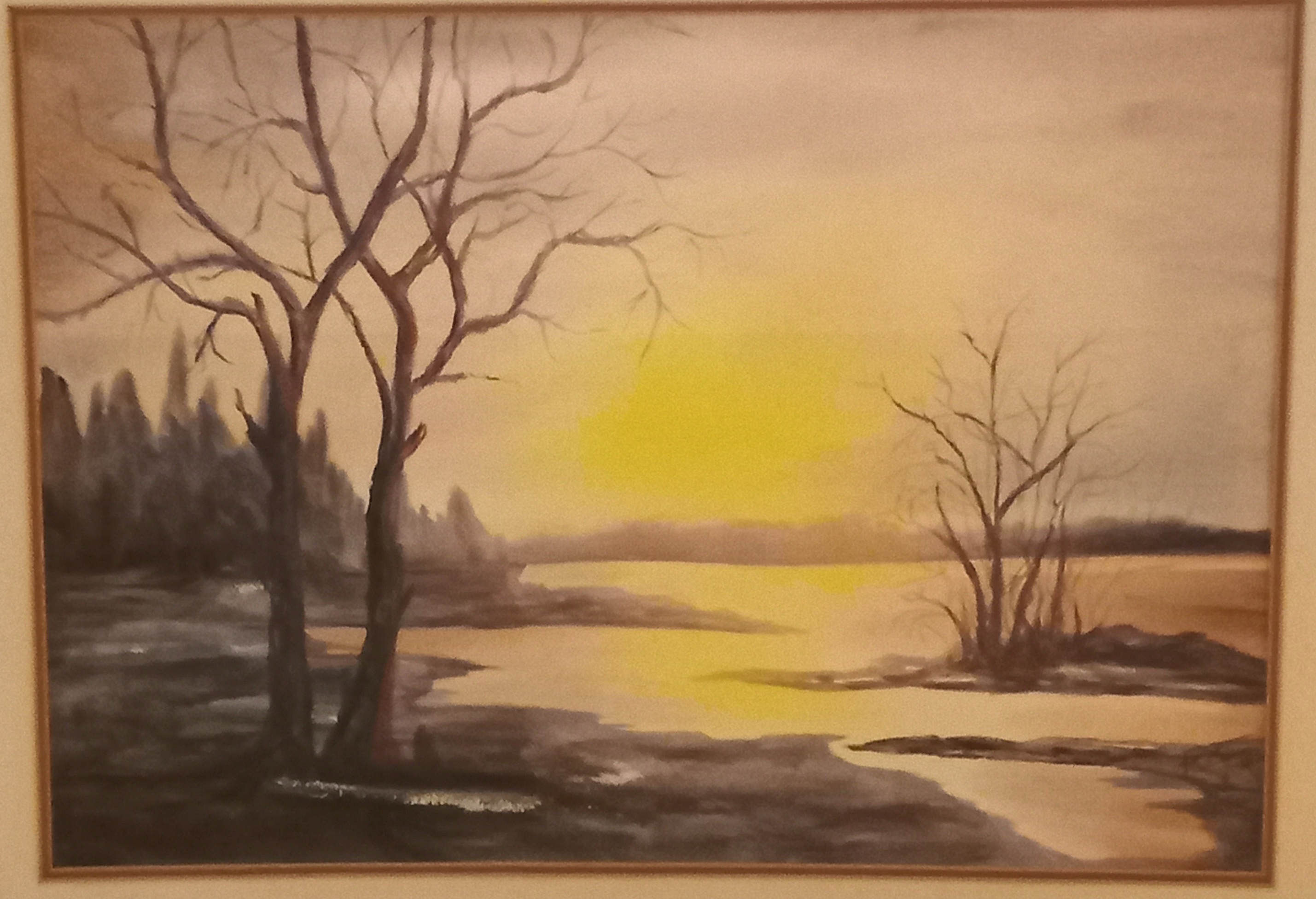 Trees in Winter Forest Trees in Winter Forest