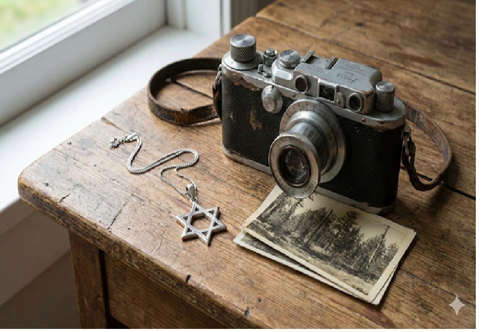 Camera and Star of David Camera and Star of David